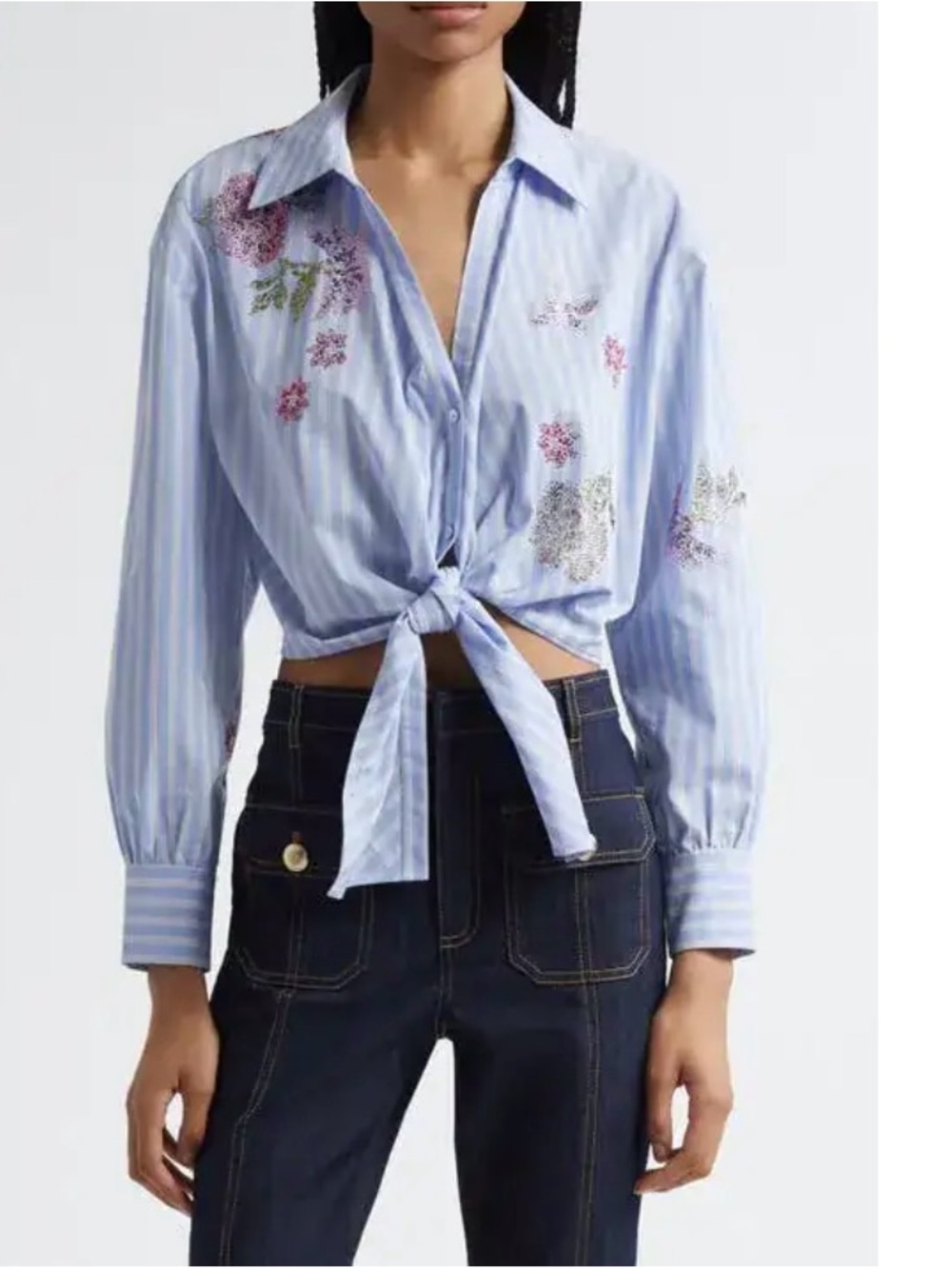 Cinq a Sept Hannah Floral Heatset Marianna Blouse